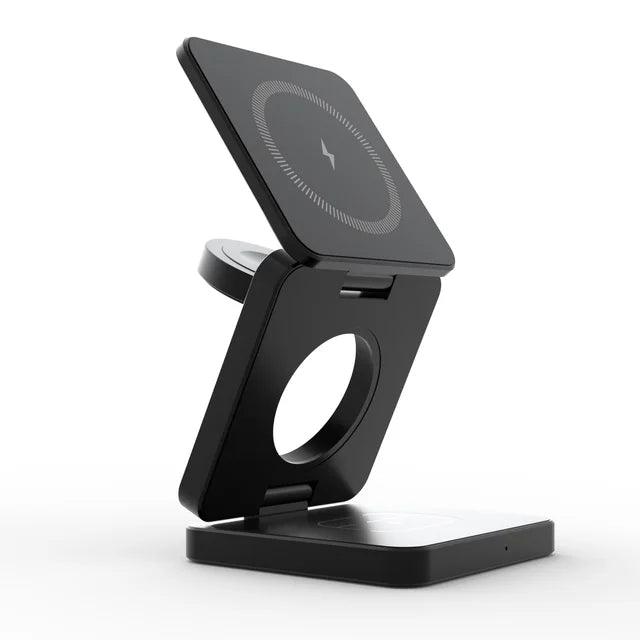 VINZZY X40 3-In-1 Foldable Magnetic Wireless Charger & Stand Kit